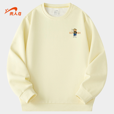 贵人鸟男士圆领透气卫衣