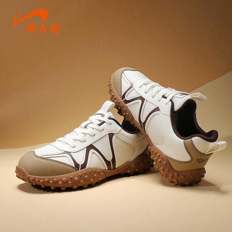贵人鸟男鞋阿甘鞋2025冬季新款轻便软底运动鞋复古百搭情侣休闲鞋