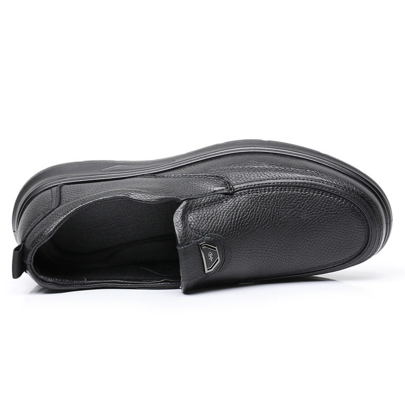 真皮2026春季新款休闲皮鞋舒适柔软羊皮男鞋一脚蹬时尚百搭爸爸鞋,流行男鞋,休闲皮鞋,淘宝优惠券,粉丝福利购,淘宝优惠卷