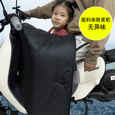 电动车儿童座位开叉秋冬挡风被