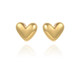仿金色爱心耳钉时尚 旭平 拍2 小巧精致简约小耳钉