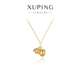旭平仿黄金色葫芦项链时尚 轻奢质感新中式 气质复古高级感锁骨链