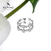 旭平粉爱心开口戒指女小众设计高级感指环时尚 食指戒 甜美气质个性