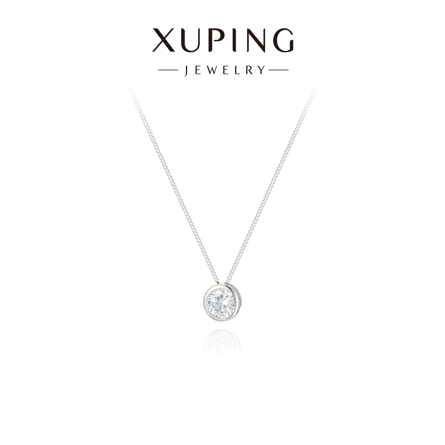 旭平人鱼之泪包边单石项链女时尚精致高级气质优雅气质新款锁骨链,饰品/流行首饰/时尚饰品新,项链,淘宝优惠券,粉丝福利购,淘宝优惠卷