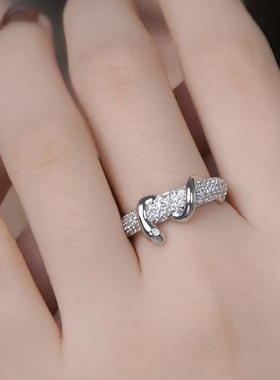 小如暗夜灵蛇缠绕戒指女痞帅个性潮时尚设计高级感辣妹食指戒指环