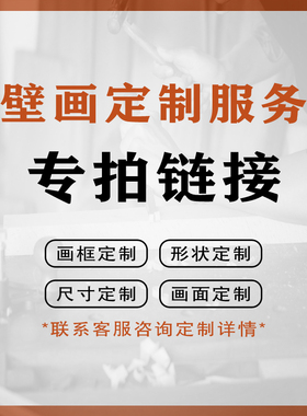 来图定制装饰画带框画