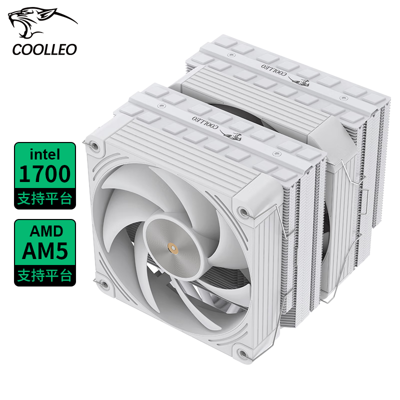 酷里奥倚天P60T性能版V2/V3炫彩版V2双塔6热管电脑风冷CPU散热器
