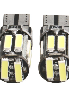 汽车示宽灯改装透镜T10灯泡超亮车外日行灯行车灯白色led小灯通用