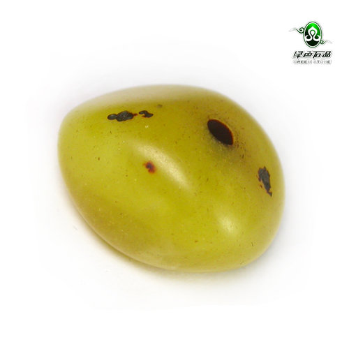 lssp/绿色石品 不还价 保真老料珠 手链手串diy饰品配件as1168