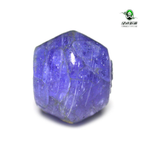 lssp/绿色石品gz2339 不还价古丝绸之路老蓝琉璃贸易飞碟珠大颗粒