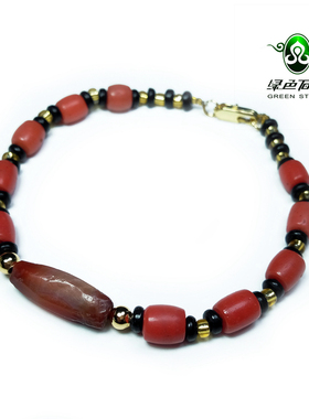 lssp不还价高古多棱珊瑚色老玛瑙