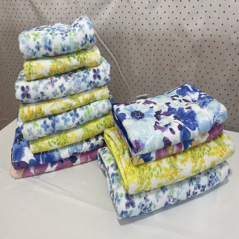 外贸出口日单毛巾干发巾浴巾