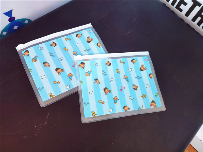 日单 ppc 卡通可爱 小款票据收纳袋 可做口罩收纳 尺寸16*20甩卖