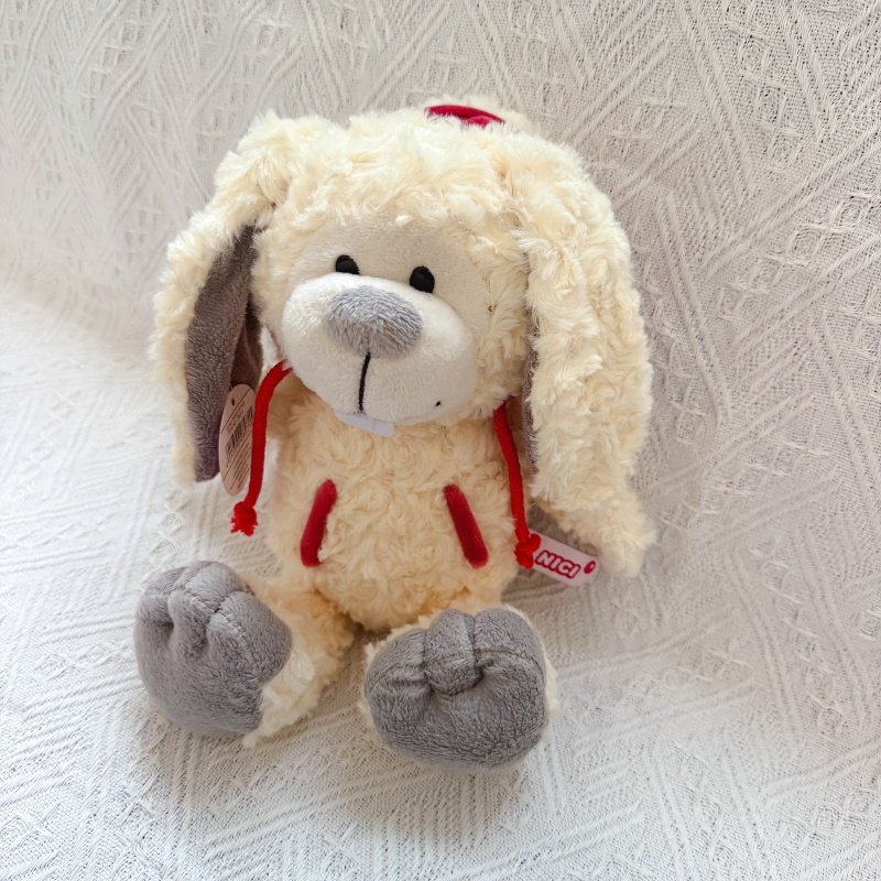 外贸出口原单NICI可爱小羊公仔毛绒玩偶PP棉填充 尺寸高29厘米