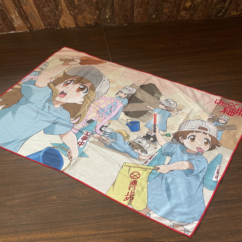日单动漫周边血小板细胞浴巾