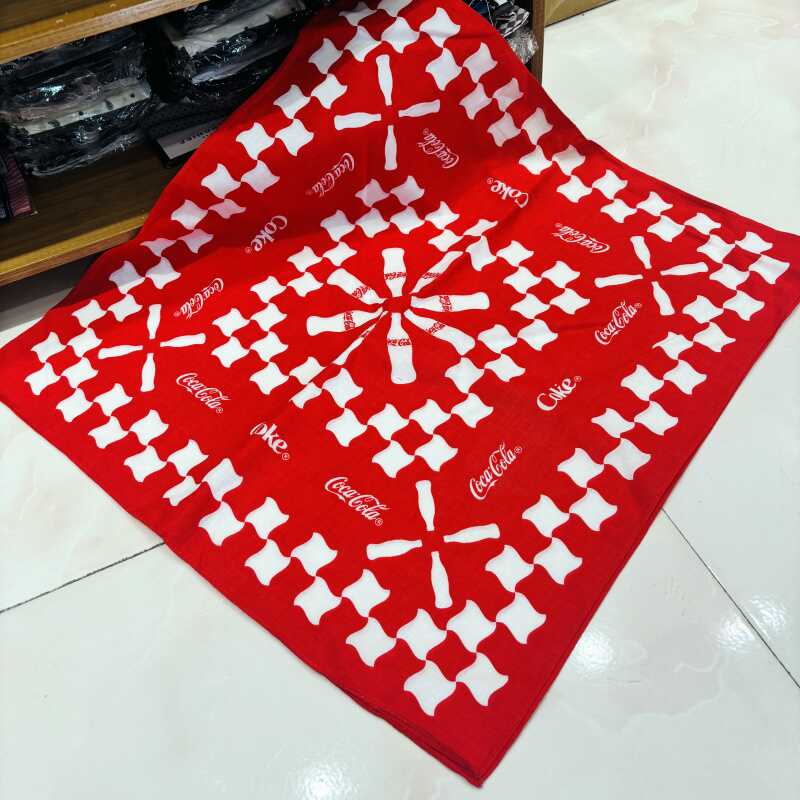 尺寸50*50棉布红色盖巾出小日子