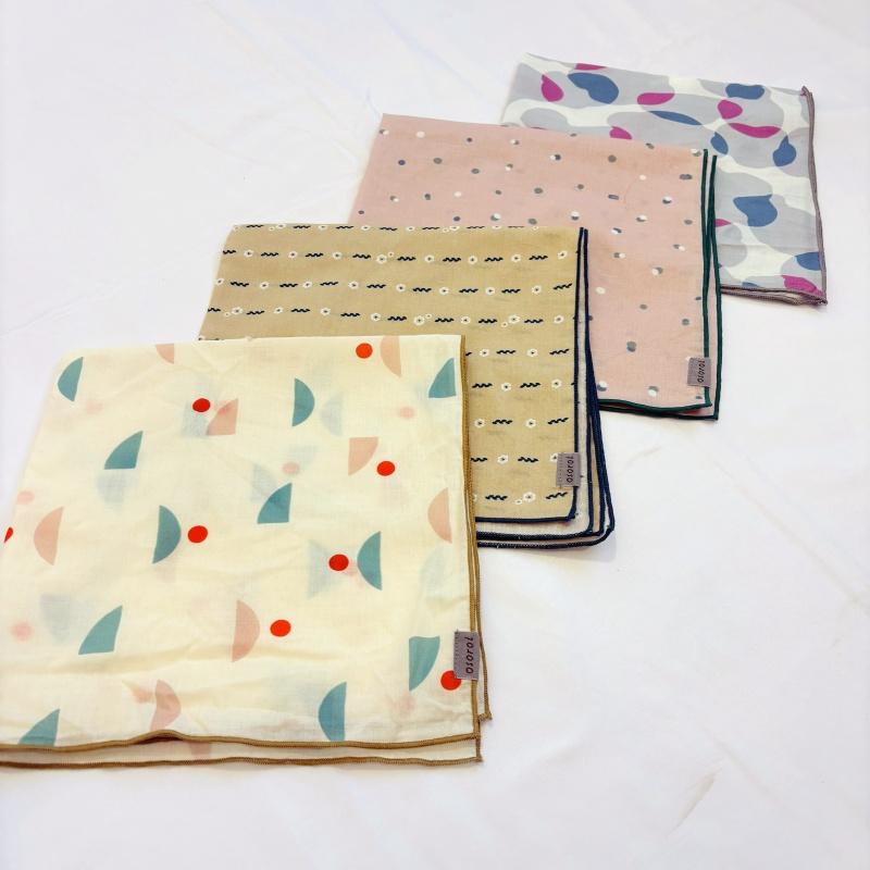 出口日本棉布方巾围巾