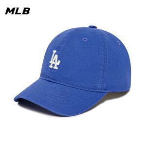 MLB儿童帽子2023秋季新款运动帽蓝色鸭舌帽户外遮阳棒球帽潮