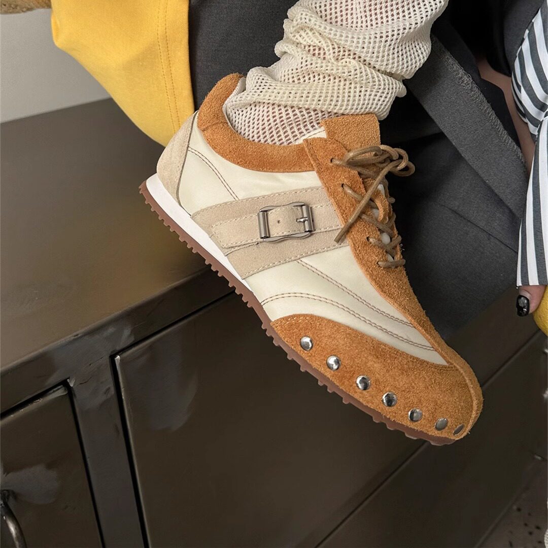 SGIRL TWTW美拉德复古德训鞋女2026春季百搭休闲运动阿甘老爹鞋