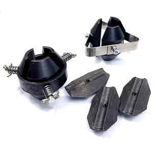 GQ75/80型疏通机配件夹块锁芯带螺纹防滑耐磨锰钢三角爪片离合器