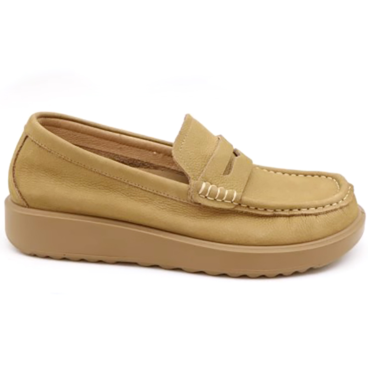 春款休闲女单鞋套脚乐福鞋