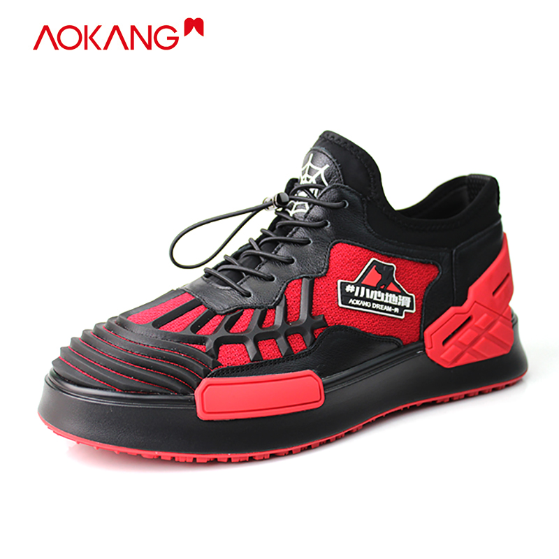 奥康男鞋断码清仓秋冬高帮