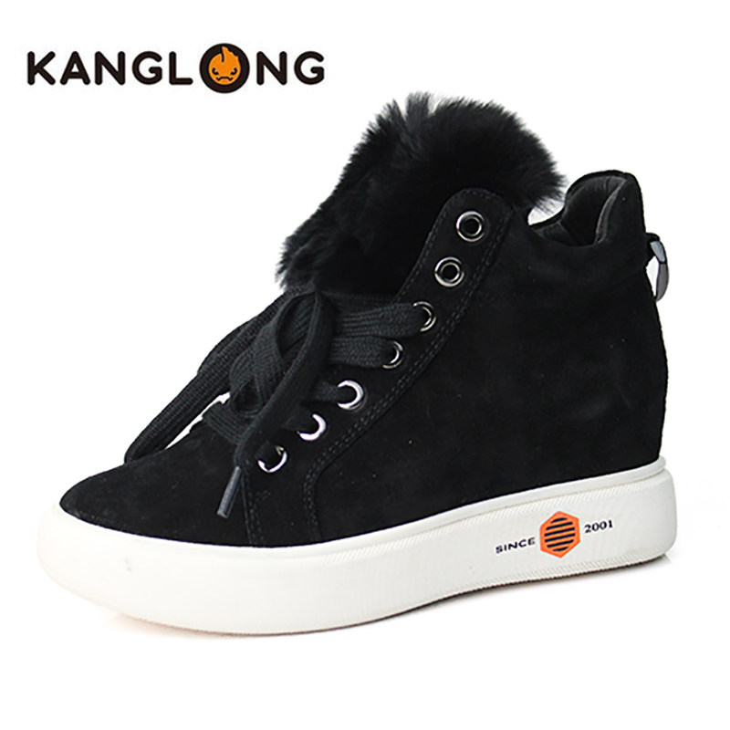 康龙断码清仓韩版高帮时尚内增高休闲女鞋女短靴