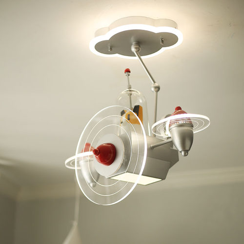 太空儿童房灯卧室吸顶灯全光谱