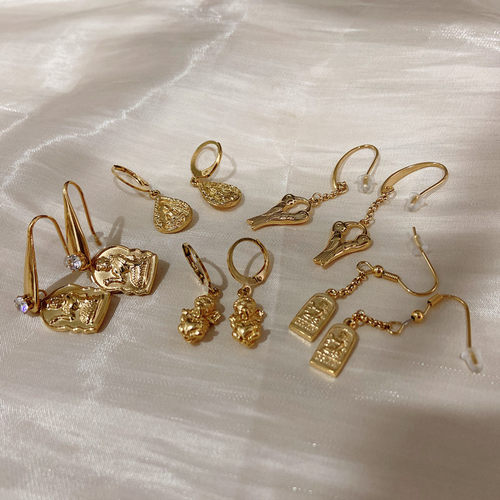 顶鼎泰牌泰国特色工艺品招手人缘鸟象神崇迪佛耳坠钛钢保色防过敏