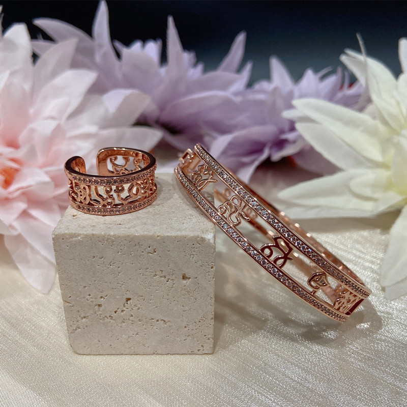 顶鼎佛牌泰国佛牌 古巴thip 十二星手镯可打开 星期戒指开口镶钻