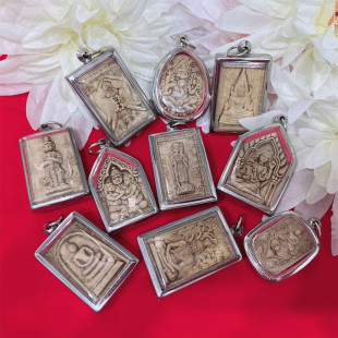 顶鼎泰牌泰牌泰国特色手工艺品鲁士掩面行走佛崇迪鬼王象坤平吊坠