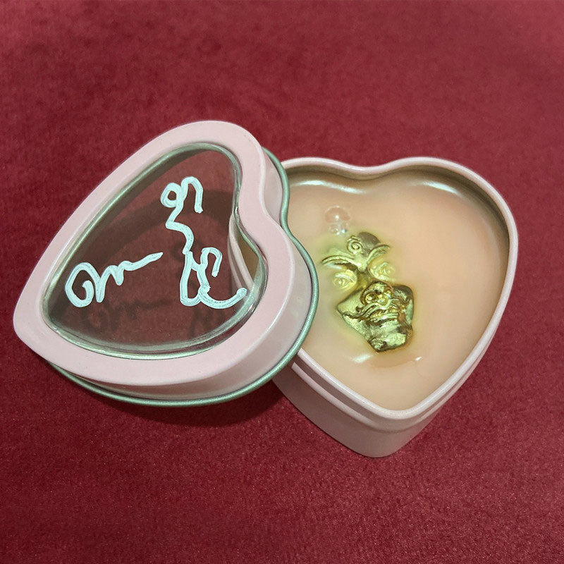 顶鼎泰牌特色手工艺品 粉色心形娜娜通香膏