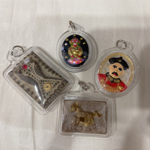 顶鼎泰牌泰国特色手工艺品五眼四耳鸟马食能二哥丰亚克力吊坠挂坠