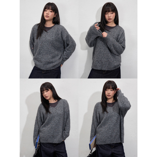 时尚 高级感V领细闪亮片针织衫 百搭 满天星 蕾蕾