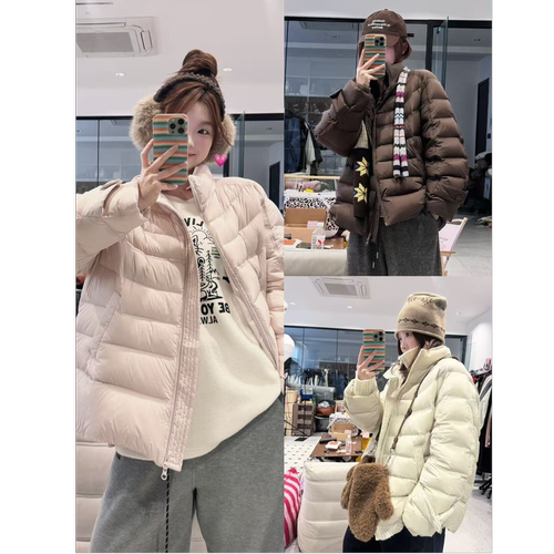 蕾蕾【长期主义！】冬季可调节领口排骨保暖羽绒服外套