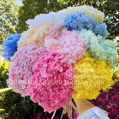 绣球客厅花束摆件云南插花永生花