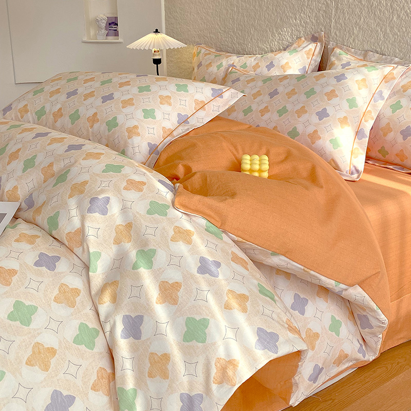 加厚纯棉磨毛被套单件