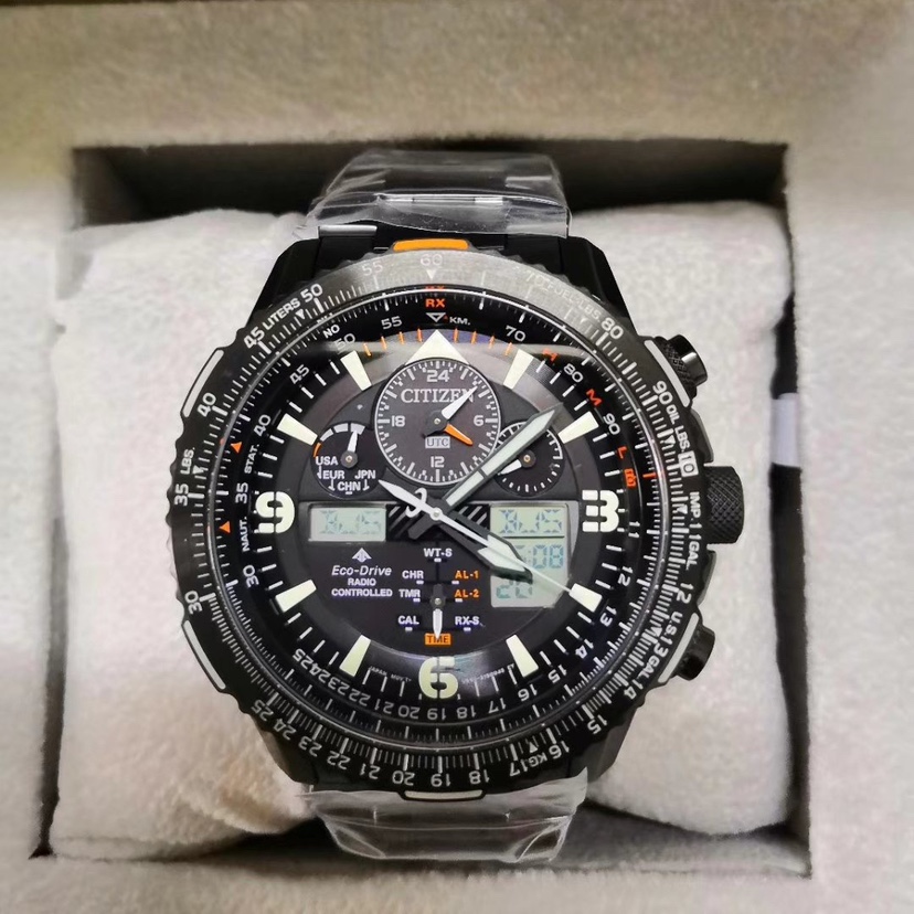 西铁城蓝天使空中之鹰二代电波表