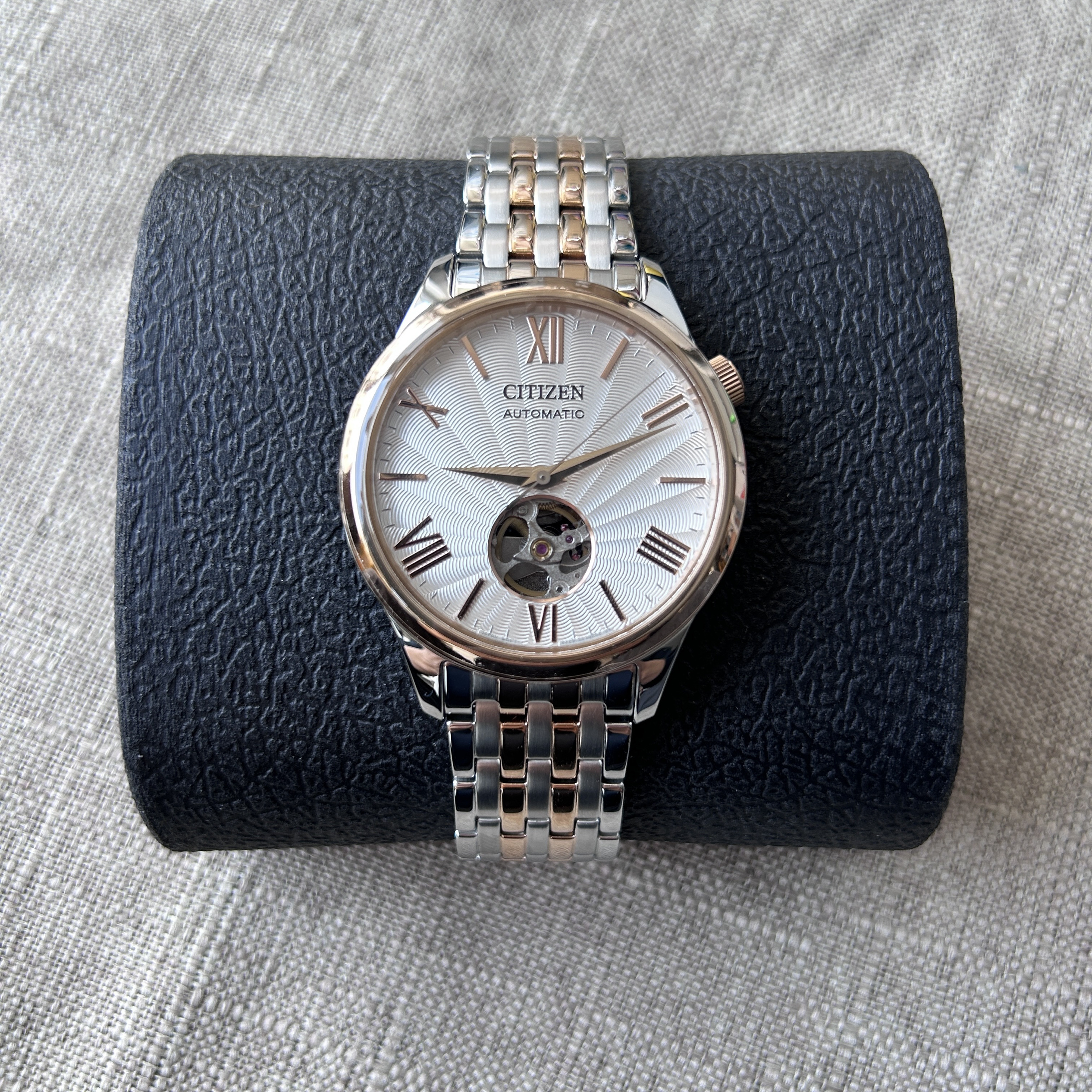 全新正品西铁城自动机械表镂空男