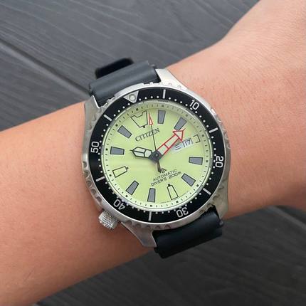 西铁城手表河豚NY0111-11E自动机械表NY0130-83E/NY0119-19X夜光