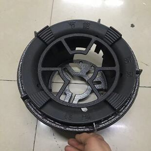 猛火炉大炉变小炉架 煤气灶架铸铁炉盆防滑中压炉配件生铁灶圈