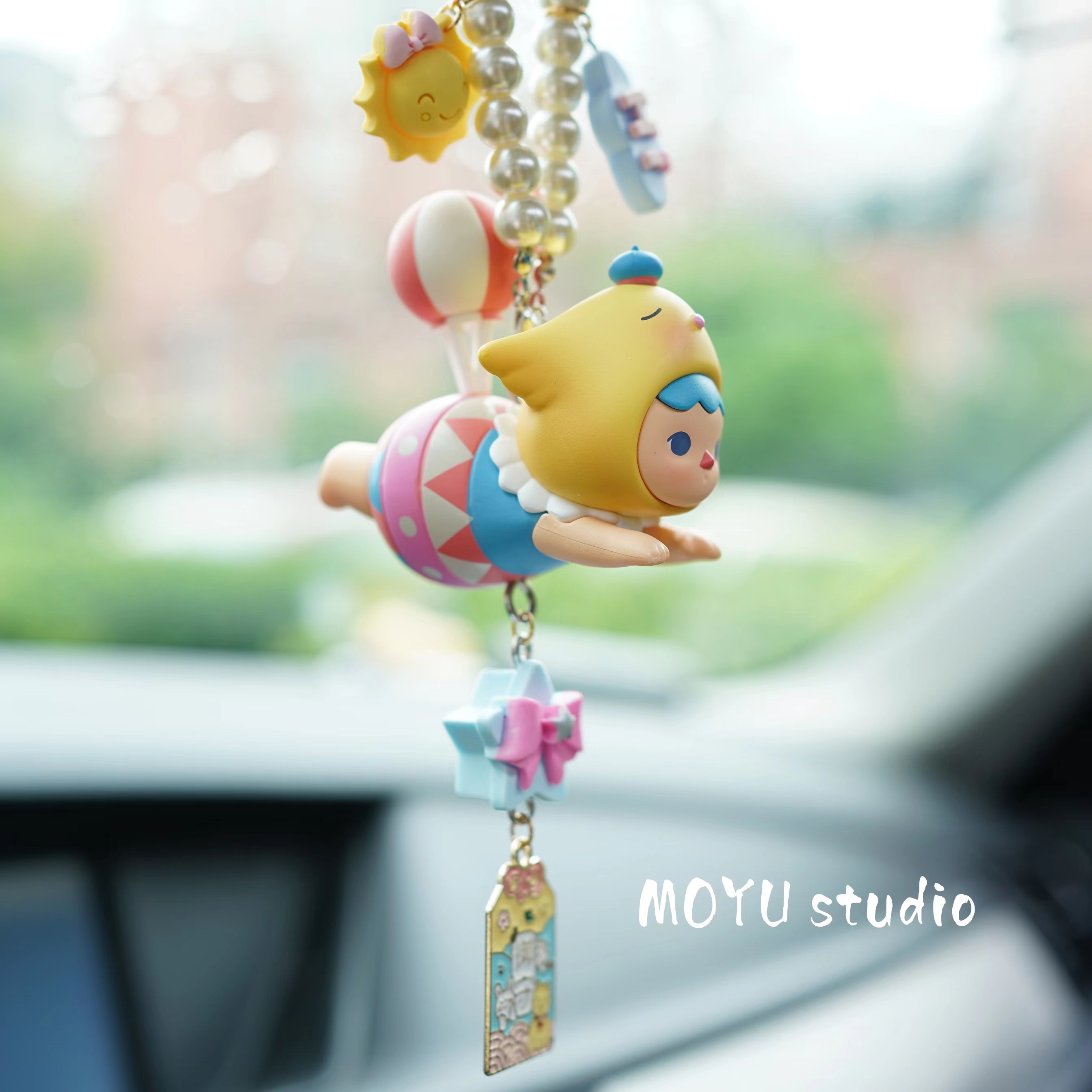 正版pucky飞行系列后视镜挂件