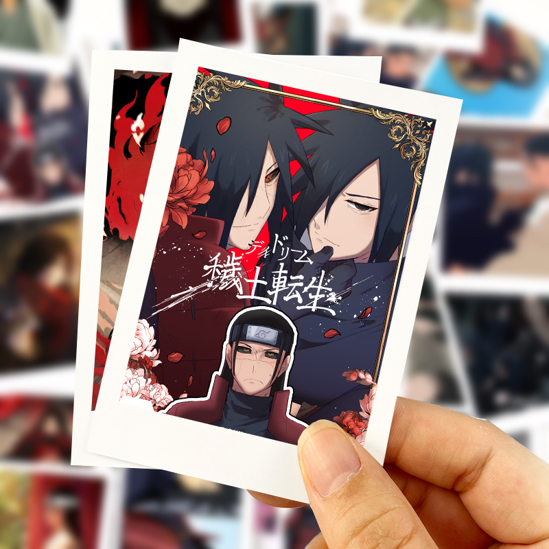 柱斑cp千手柱间宇智波斑动漫周边3456寸lomo卡小照片台历现货包邮