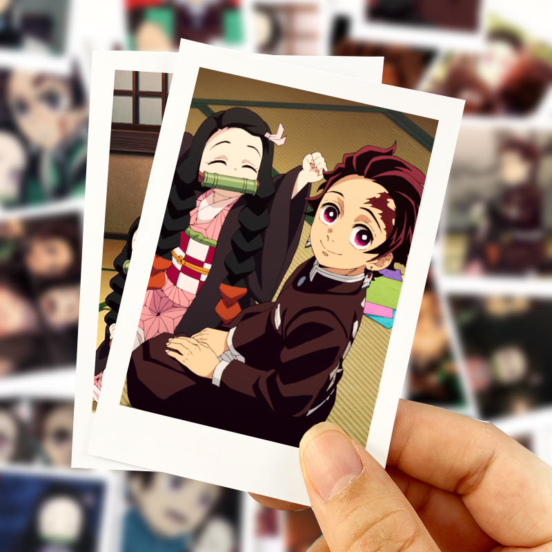 炭祢灶门炭治郎X灶门祢豆子动漫周边3456寸lomo卡小照片现货包邮