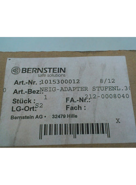 Bernstein Neig Adapter 30A° Stufenlos 105300012 Ger?tetr?ge