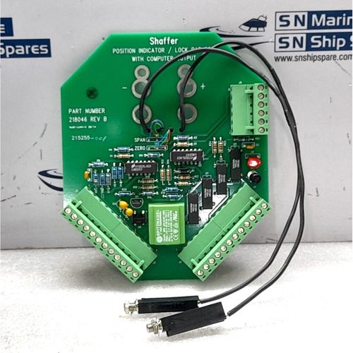 Shaffer 218046 Rev B PCB Posizioni Indicatore Dettagli Desig