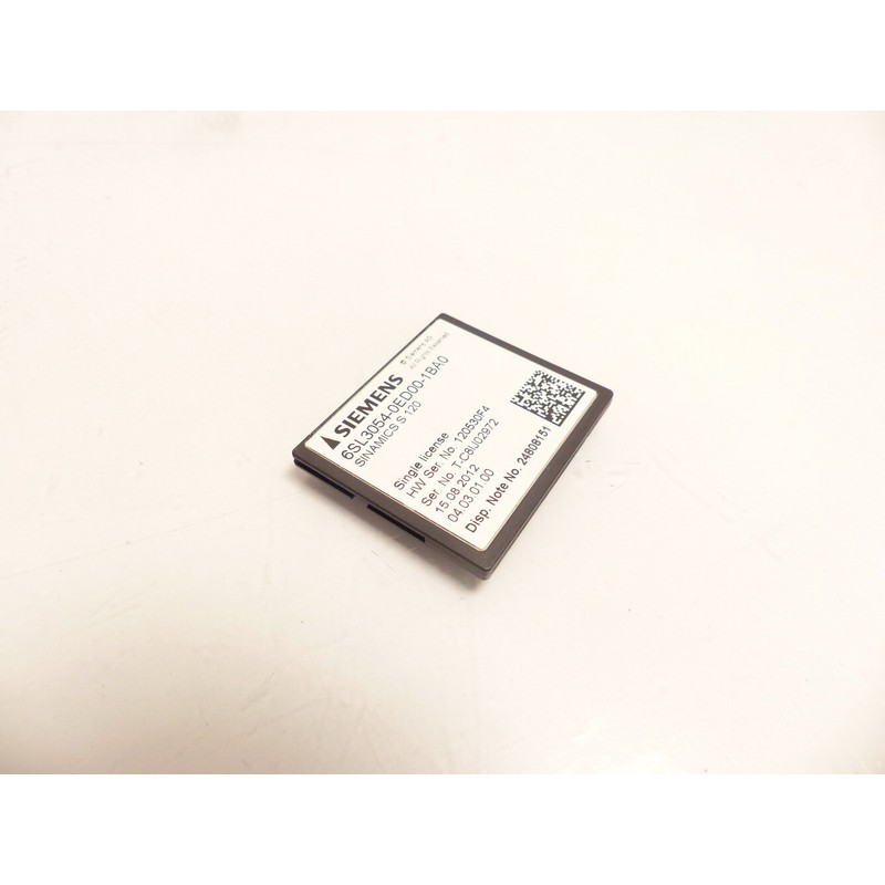 Siemens SINAMICS S 6SL3054-0ED00-1BA0 CompactFlash SNT-C8IJ0
