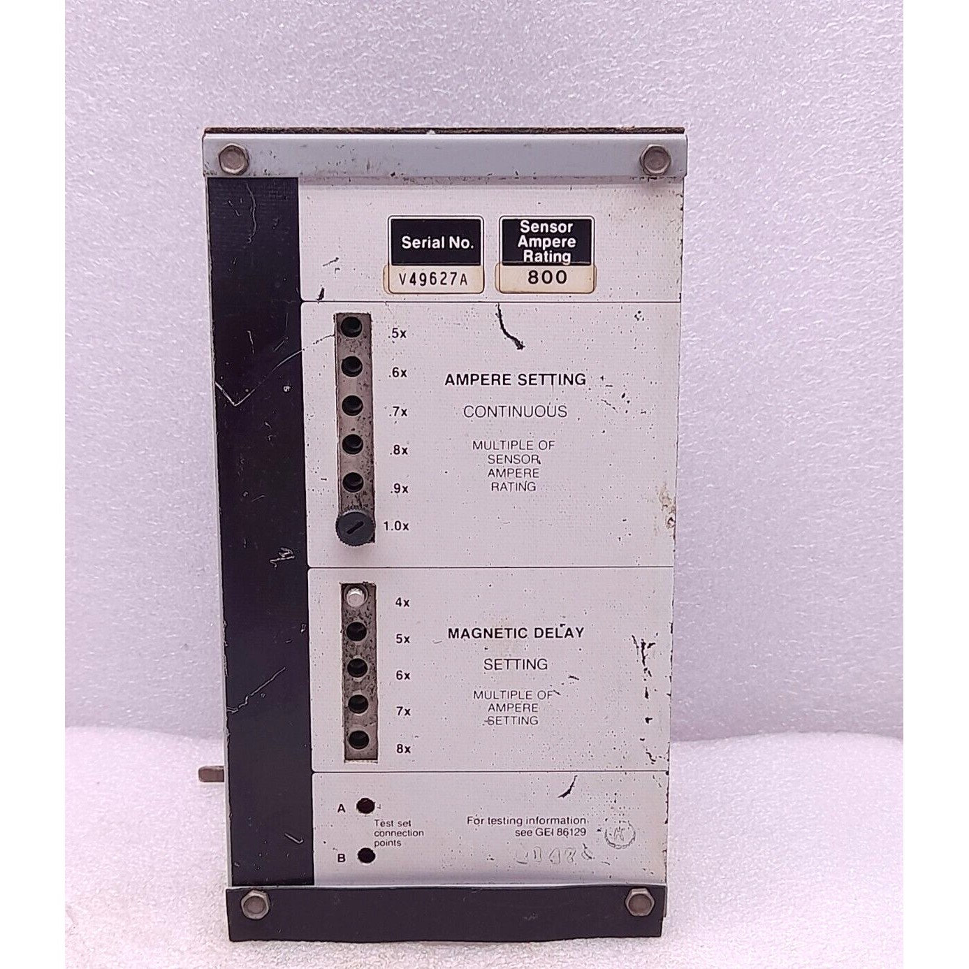 General Electric 567B754G Scatto Unità Sensore Ampère Rati