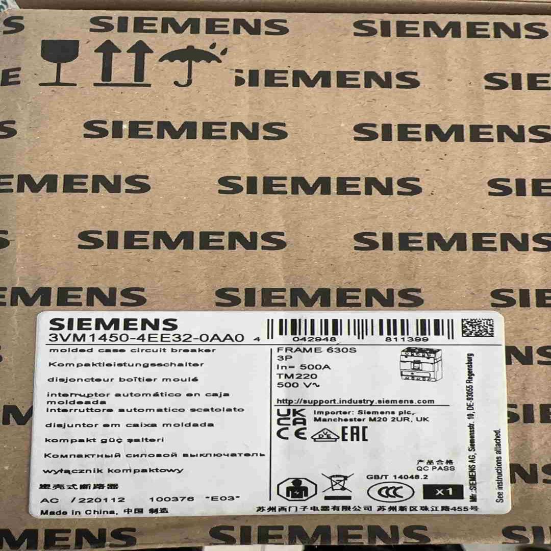 塑壳断路器 3VM1450-4EE32-0AA0 议价