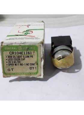 General Electric CR104E1161 Mini OilTight Illum PB Less Colo